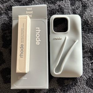 NEW IN BOX - RHODE LIP PHONE CASE AND PEPTIDE LIP TREATMENT